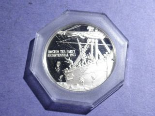 1973 Boston Tea Party Sterling Silver Medal
