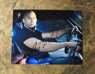 Vin Diesel Signed / Autographed 8x10 Photo Fast & Furious 3