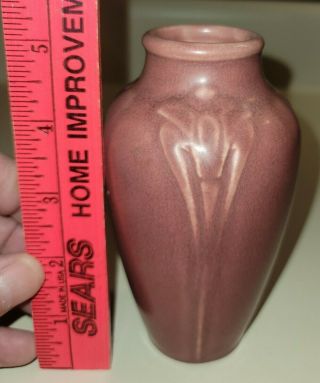 Rookwood Art Pottery 5 " Vase 2110 Pink/mauve/maroon