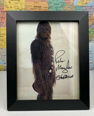 Ships Same Day Peter Mayhew Hand Signed Autographed Photo Chewbacca Star Wars