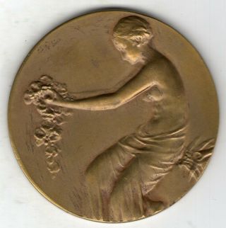 1947 French Medal For The International Exposition Of Liege,  Medal Of Honor