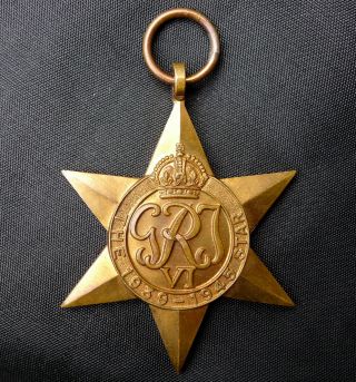 Ww2 Commonwealth Issue Medal; The 1939 - 1945 Star.  Bronze,  Unnamed.