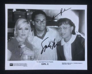 Madonna,  Spike Lee,  Theresa Randle - Girl 6,  8”x10” Photo Signed Autograph By All