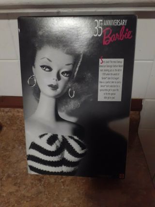 Barbie 35th Anniversary 1959 Reissue Commemorative Doll - Mattel 1993 2