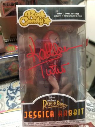 Kathleen Turner Signed Jessica Rabbit Rock Candy Who Framed Roger Rabbit