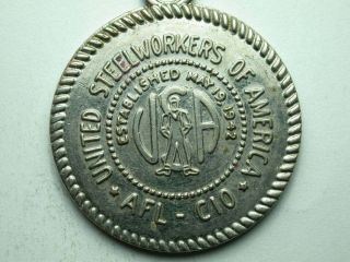 Huntington Park,  Ca United Steelworkers Of America Token/medal