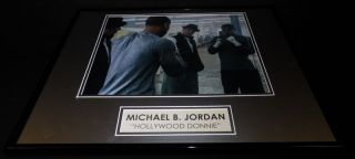 Michael B Jordan Signed Framed 16x20 Photo Display Aw Creed