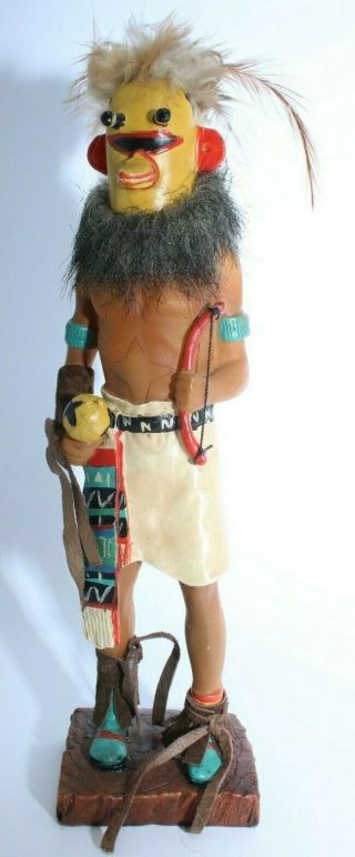 Kachina Native American Doll Warrior Dancing Doll 9 "