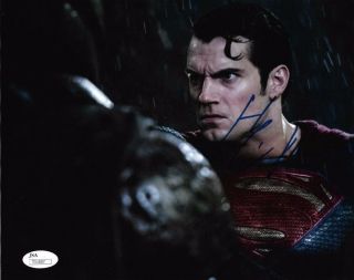 Henry Cavill Batman V Superman Autographed Signed 8x10 Photo Jsa 6