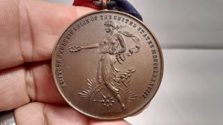 Vintage Amateur Athletic Union Aau Track Swim Sports Championship Meet Medal