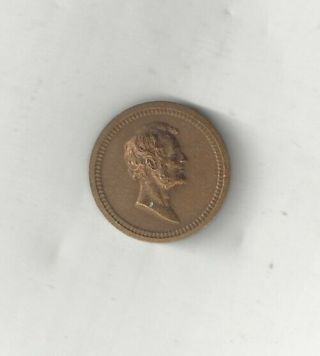 Abe Abraham Lincoln James Garfield Portrait Civil War Token Coin Medal