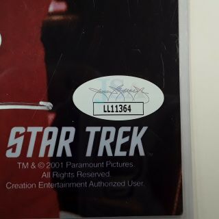 JSA Nichelle Nichols as Uhura Autograph Star Trek The Series 2