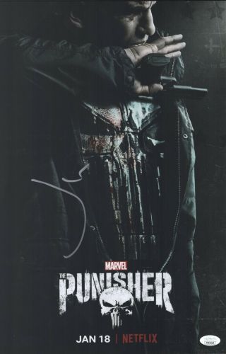 Jon Bernthal Authentic Hand Signed 11x17 Netflix’s The Punisher Marvel Jsa