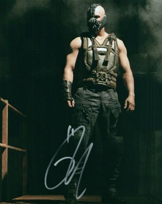 Tom Hardy In The Dark Knight Bane Signed 8x10 Autographed Photo Proof 15