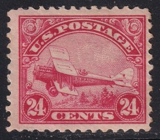 Us Stamp Bob Air C6 24c Carmine Air Mail 1923 Mh/og Stamp