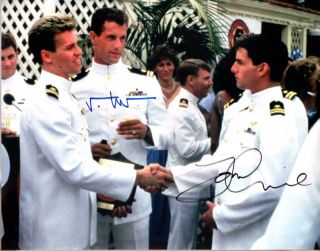 Top Gun Tom Cruise Val Kilmer 11x14 Signed Photo Picture And