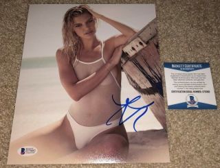 Kelly Rohrbach Signed 8x10 Photo Model Si Swimsuit Sexy Baywatch Bas
