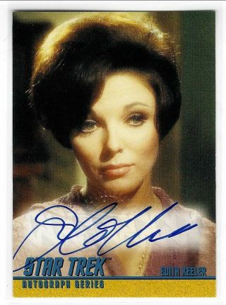 Joan Collins 1997 Sky Box Star Trek Tos Autograph Series Card A23