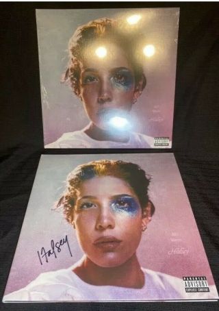 Halsey Signed Manic Vinyl Album Cover Autographed Will Pass Psa Jsa Bas