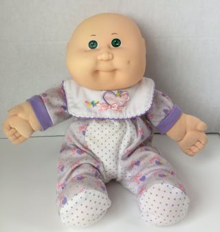 Cabbage Patch Kids Babies 12” Bean Butt Baby Doll Bald,  Green Eyes
