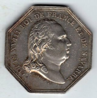 1809 French Silver Medal Issued For The Chamber Of Commerce Of Dieppe By Andrieu
