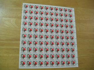 Scott 1730,  13c Stamp Christmas Mailbox Sheet Of 100 Mnh Og Sheet