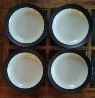 Noritake Colorwave Graphite 8034 Rimmed Pasta Serving Bowl 10 - 1/2 "
