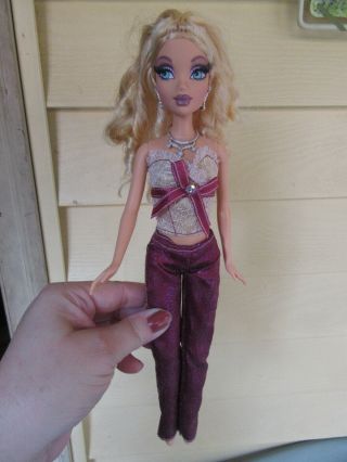 Mattel My Scene Kennedy Goes Hollywood Barbie Doll Rooted Eyelashes/ Lashes