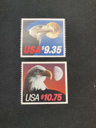 1983 - 85 Us Stamps Sc 1909 & 2122 Mnhog,  Perf 10,  Scv $39.