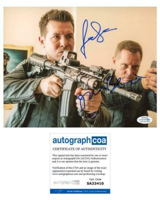 Jon Seda & Jason Beghe " Chicago P.  D.  " Autographs Signed 8x10 Photo Acoa