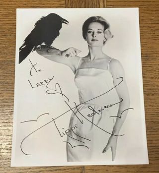 Tippi Hedren 8”x10” Signed Photo Horror Actress Alfred Hitchcock’s The Birds