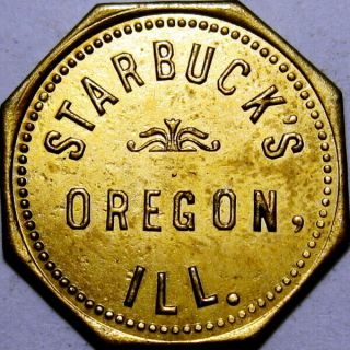 1948 Oregon Illinois Good For Token Starbuck 