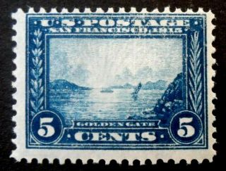 Buffalo Stamps: Scott 399 Panama Pacific,  Nh/og & F/vf,  Cv = $160.
