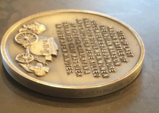 Longines Heritage Of The Golden West Battle Of Wounded Knee Sioux Silver Medal 3