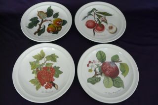 Portmeirion Pomona Dinner Plates 10.  5 " Various Fruit - Set Of 4
