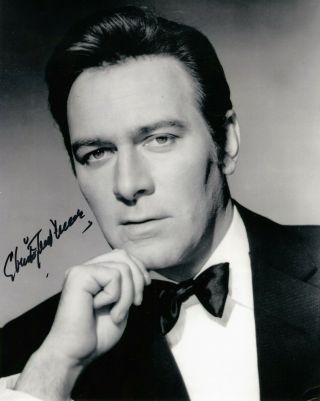 Christopher Plummer - 1929 - 2021 (" The Sound Of Music " Star) Signed Photo
