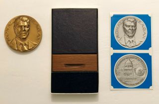 1981 Ronald Reagan Presidential Inaugural Medal - Bronze,  First Strike,  9,  Mac