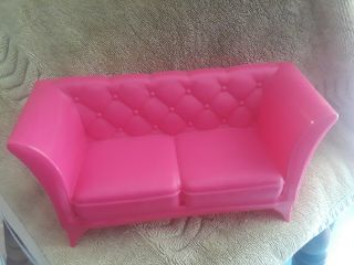 Barbie Dreamhouse Couch Hot Pink Sofa Replacement Part 2015 Mattel Cjr47