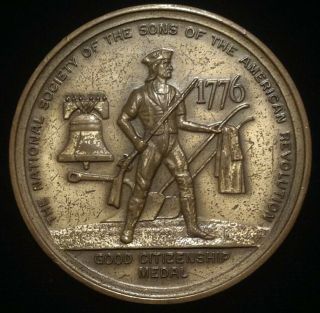 Good Citizenship Medal Society Sons Of The American Revolution Coin Token