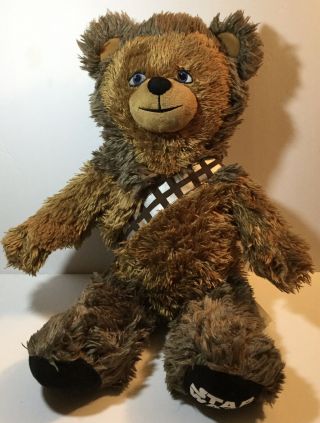 Chewbacca Wookiee Build A Bear Star Wars Plush Stuffed Bab Stuffed Animal 18 "