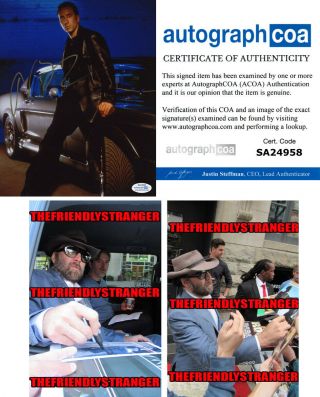 Nicolas Cage Signed Autographed " Gone In 60 Seconds " 8x10 Photo Proof - Acoa