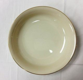 Lenox " Hayworth " Coupe Soup Bowl 7 5/8 " Ivory Bone China Made In U.  S.  A.