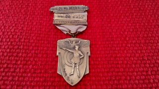 1939 Vintage England Police Shooting Sport Winner Antique Bronze Award Medal