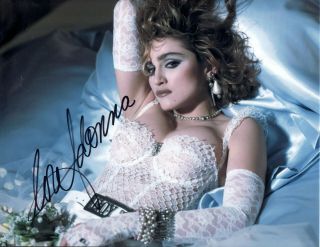 Madonna - Gorgeuos Young Pose - Hand Signed Autographed Photo With