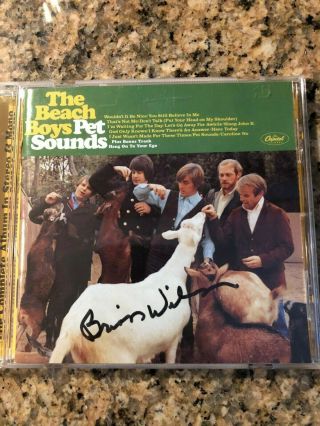 Brian Wilson Signed Pet Sounds Cd