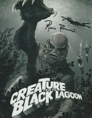Ricou Browning Signed 8x10 Photo Creature From The Black Lagoon Autograph
