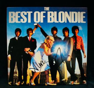 Blondie Debbie Harry Autographed The Best Of Blondie Album Near Sexy Diva