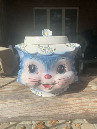 Vintage Lefton Miss Priss Cookie Jar