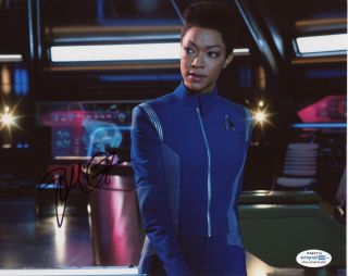 Sonequa Martin - Green " Star Trek: Discovery " Autograph Signed 8x10 Photo Acoa