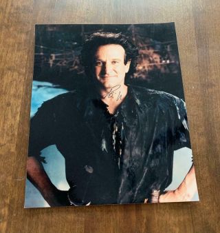 Actor - Robin Williams - Autographed/signed 8 X 10 Photo - Vintage - Young